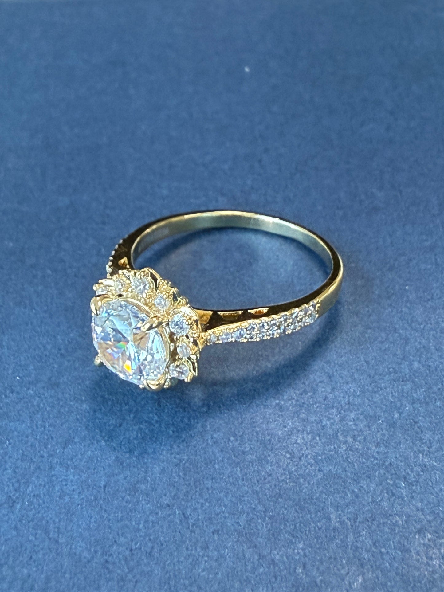 ASTRAGEM 925 silver moissanite ring